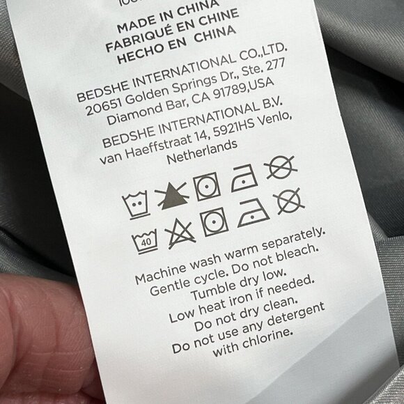 Bedsure Essentials Satin Pillowcase Silver Standard Size Cooling Set Of 2 - Picture 8 of 12